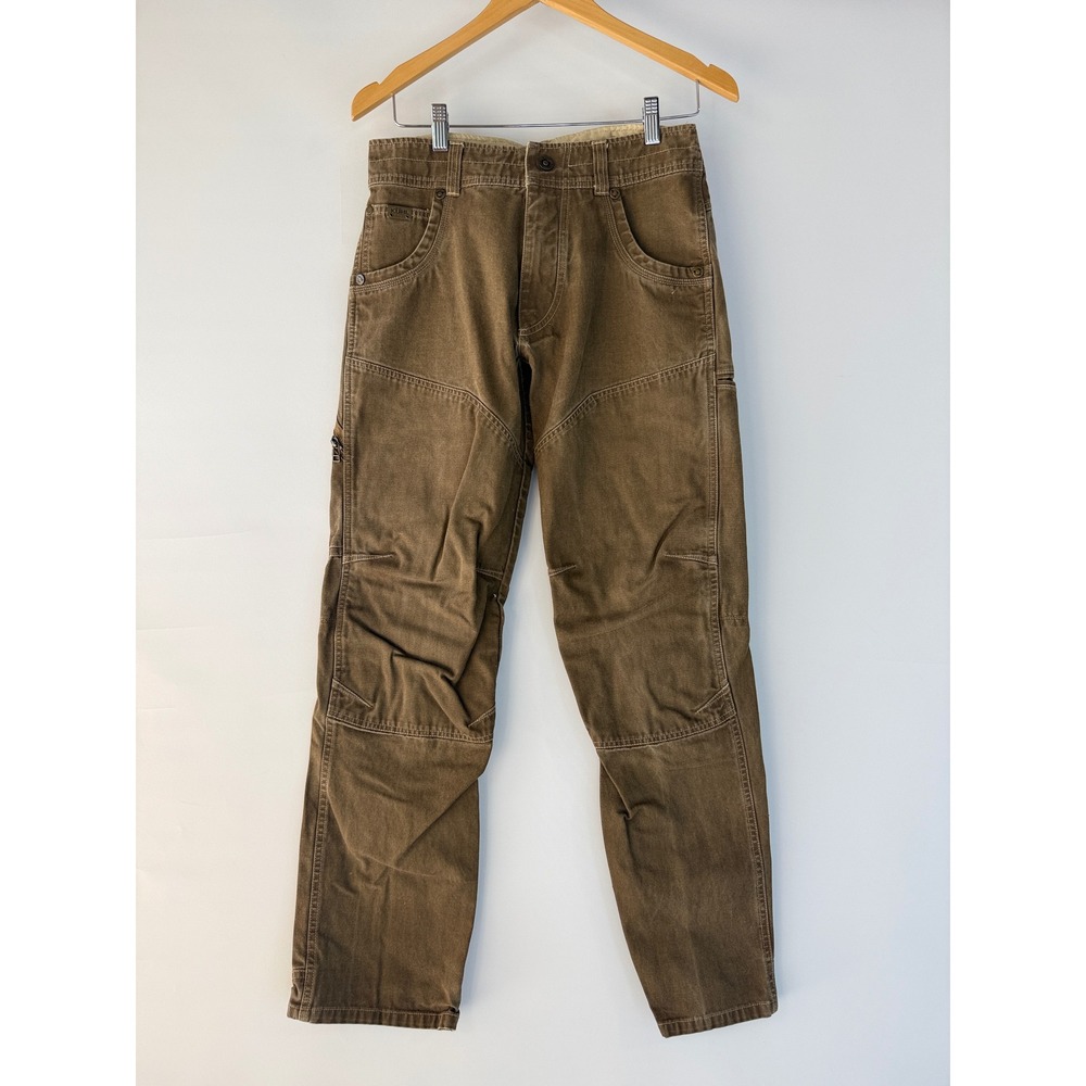 Kuhl The Law Pants Mens 30x31 Brown Vintage Patina Dyed Articulated 5117